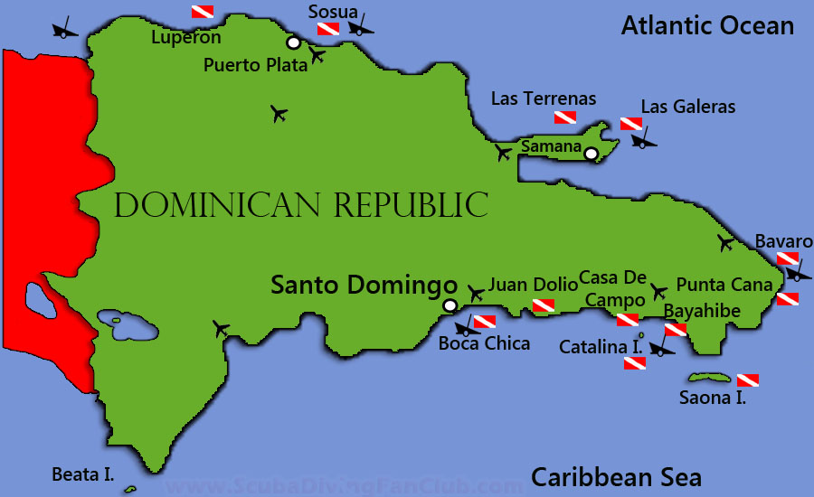Доминикана какое море или океан