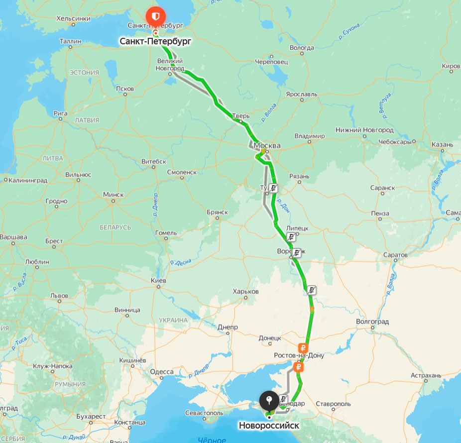 Новороссийский санкт петербург. Маршрут поезда Санкт-Петербург Новороссийск на карте. Санкт-Петербург Новороссийск ЖД. Маршрут Санкт-Петербург Новороссийск на машине. Карта Москва Новороссийск.
